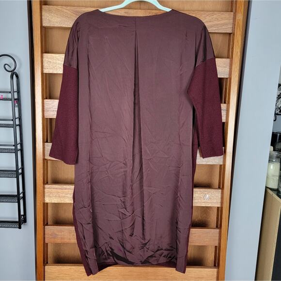 NWT Vince Burgundy Wool Blend Sheath Dress, Sz S - Picture 7 of 7